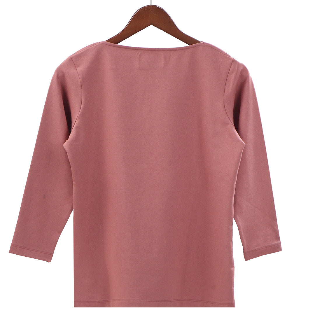 Boat Neck Quarter Sleeves