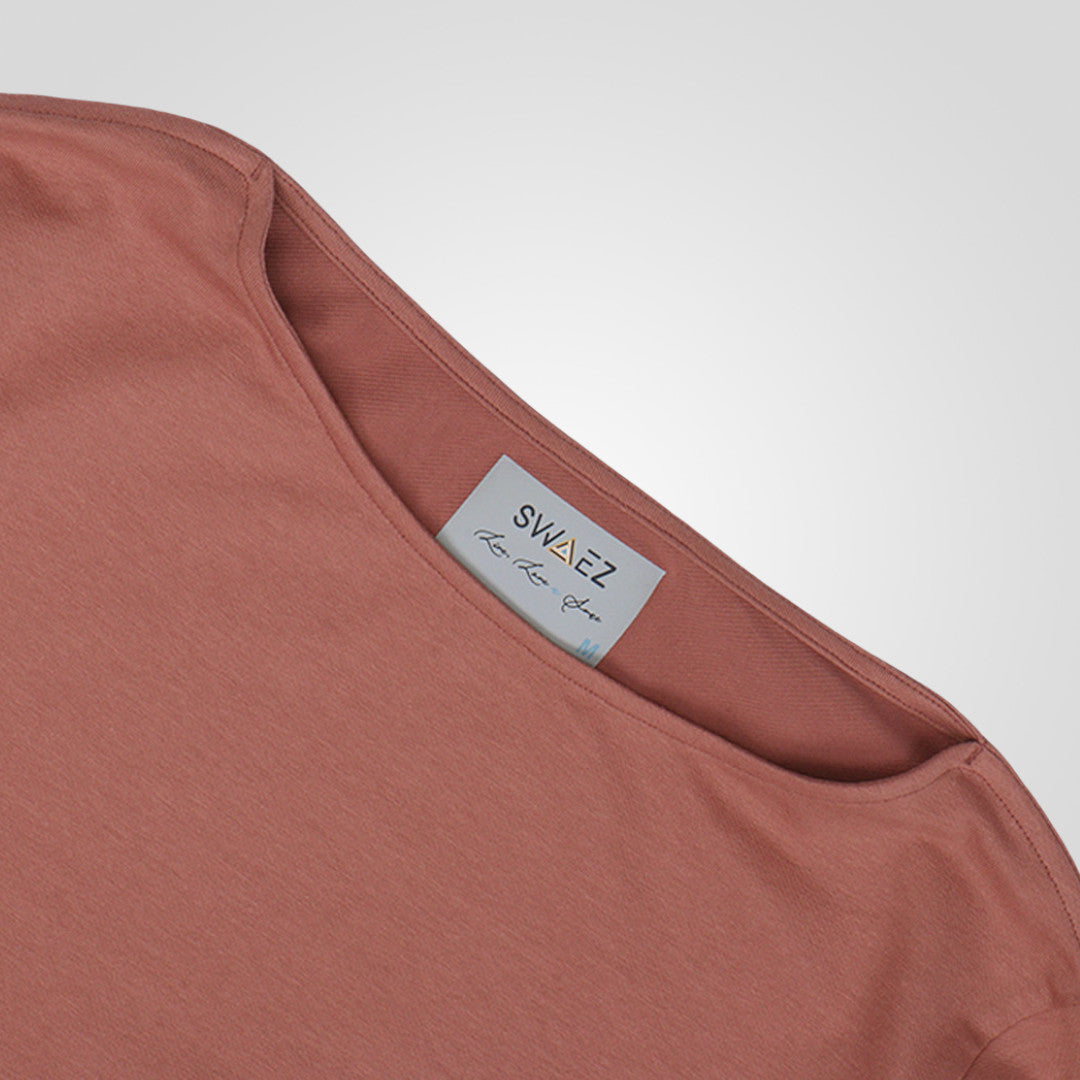 Boat Neck Quarter Sleeves