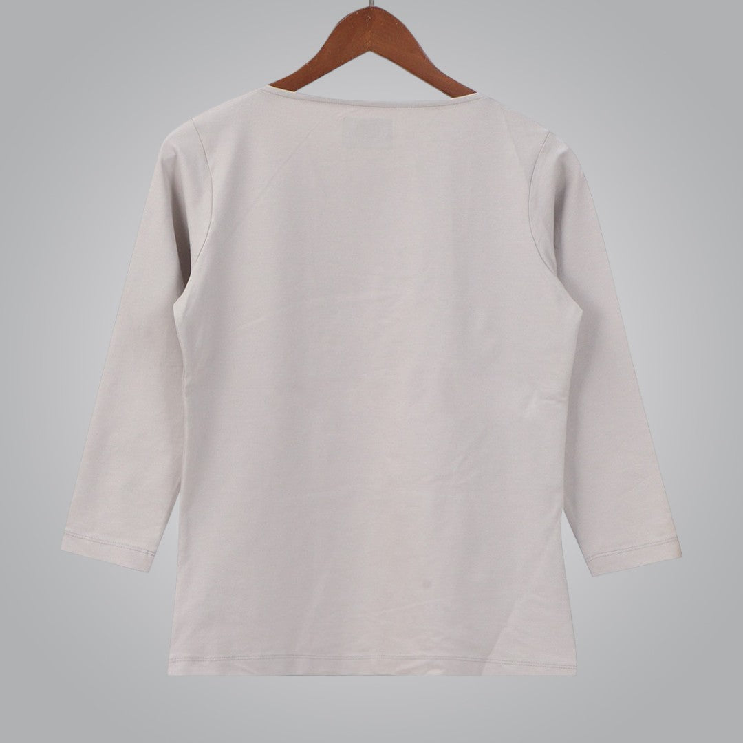 Boat Neck Quarter Sleeves
