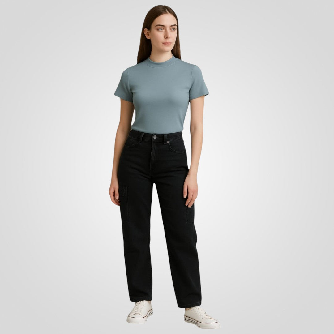 T Neck Tee Slim Fit