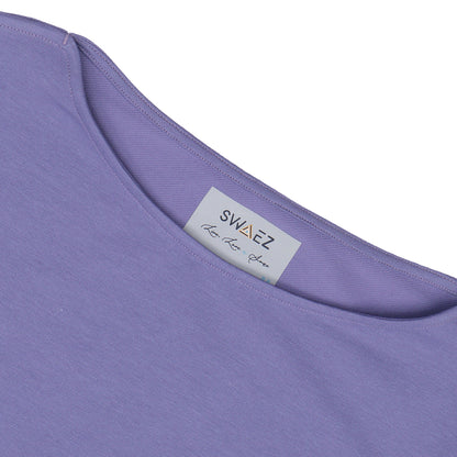 Boat Neck Quarter Sleeves