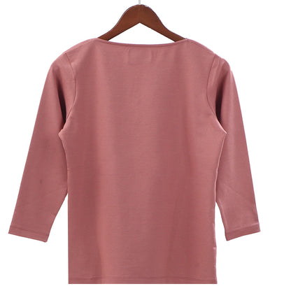 Boat Neck Quarter Sleeves