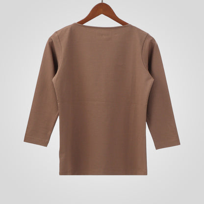 Boat Neck Quarter Sleeves
