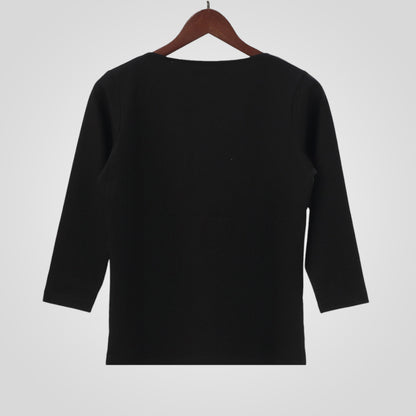 Boat Neck Quarter Sleeves