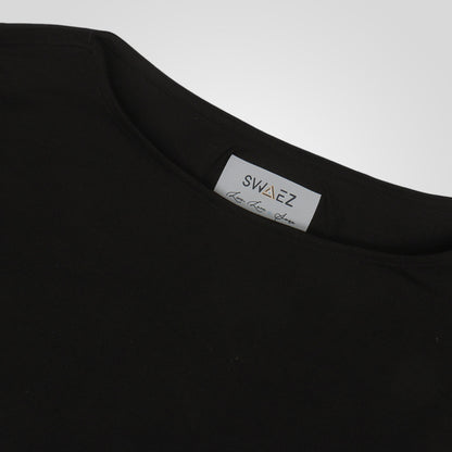 Boat Neck Quarter Sleeves