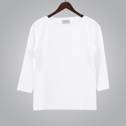 Boat Neck Quarter Sleeves