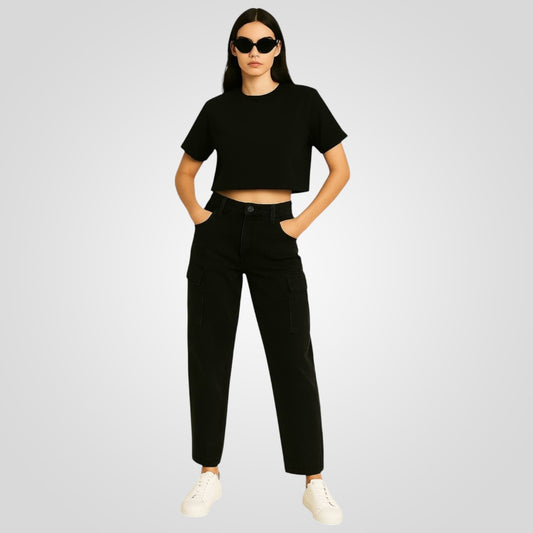 Oversized Crop Tee