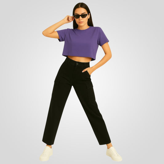 Oversized Crop Tee