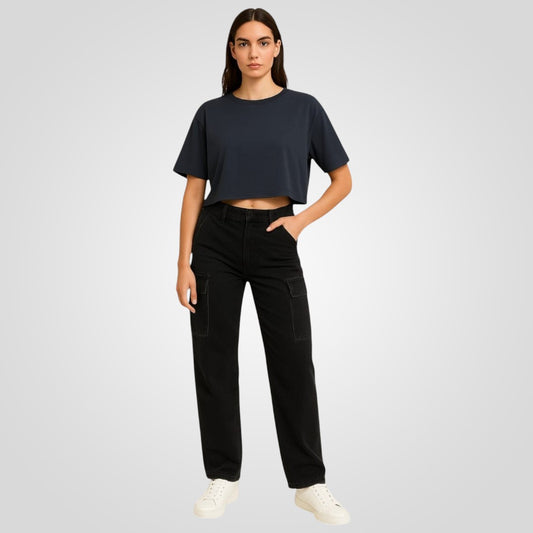 Oversized Crop Tee
