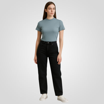 T Neck Tee Slim Fit