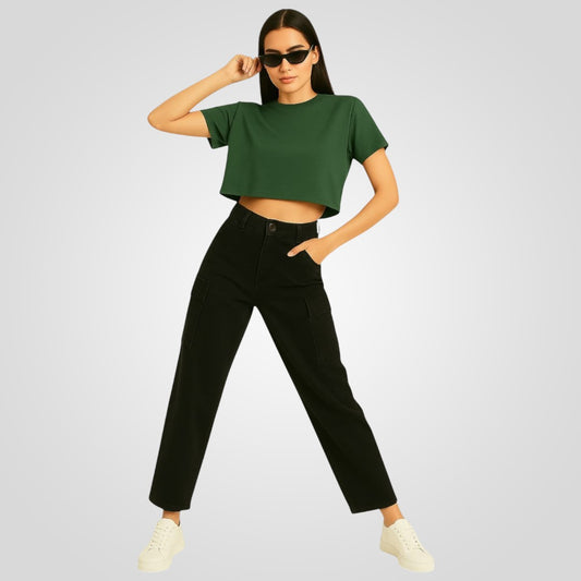 Oversized Crop Tee